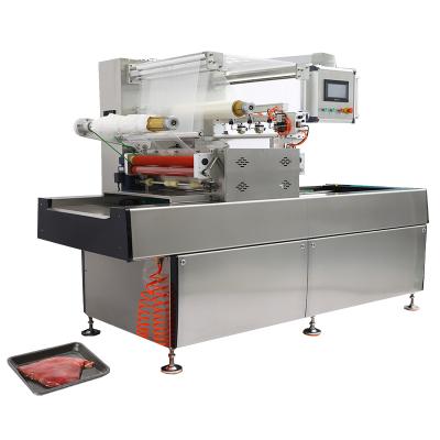 China Continuous Modified Food Assembly Line Fresh-keeping Vacuum Packing Machine for sale