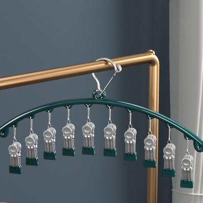 China Manufacturer Wardrobe Space Saving Hangers With Clip Drier Hanger for sale