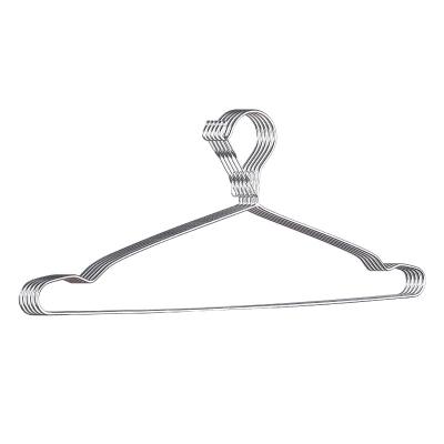 China Universal Wardrobe Hook Hanger For Clothes Stainless Steel Fabric Hanger for sale