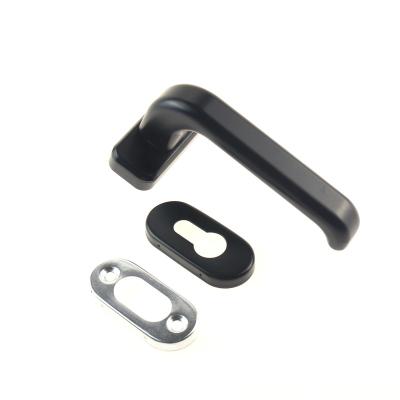 China Aluminum Door Handle Lock H50 Window Handle Lock / Design Doors Handles Locks For South America for sale