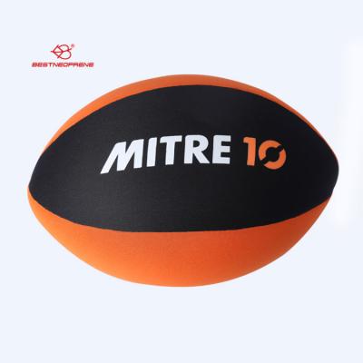 China Outdoor Exercising Durable Neoprene Size 5 Soccer Ball , Neoprene Rugby Ball For Sports for sale