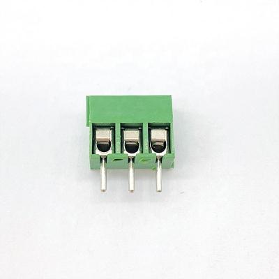 China PA66.UL94V-0 HQ350V-3.5/3.96 mm Brass Cage 3P PCB Terminal Block Electrical Quick Connector can be spliced for sale