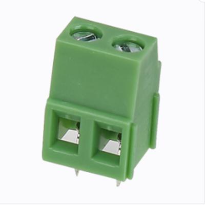 China PA66 2 Way 3 Way Fast Battery Connector Can Be Spliced ​​Screw HQ128L-3.5/3.81 PCB Terminal Blocks for sale