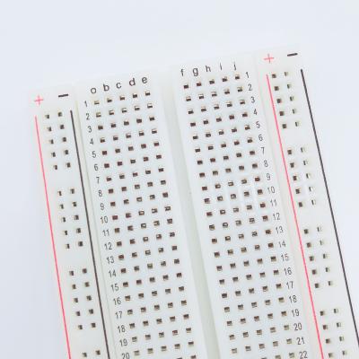 China 12 Kinds Wire Solid Length 400 U Holes PCB Board 319030000 Colored Breadboard Form Wire L82*W53*H9mm for sale