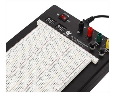 China / Case 2390 Colored Coordinates And Black Link - Holes PCB Power Breadboard for sale