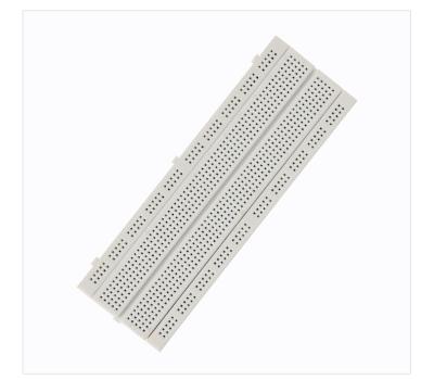 China Universal Breadboard Solderless Red and Blue Lines Link Point ABS Plastic MB-102/830 for sale