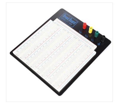 China High quality ABS! 3220 Point Solderless Breadboard , Students Single Card For Experiment for sale