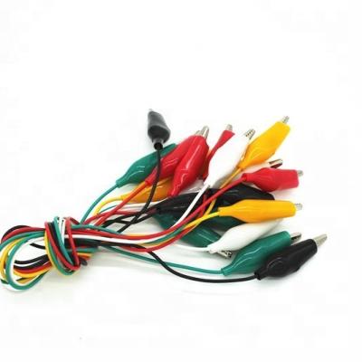 China Eco - Friendly Spring Steel Test Wire Crocodile Clips Wire Medium Battery Clip Alligator Cable for sale