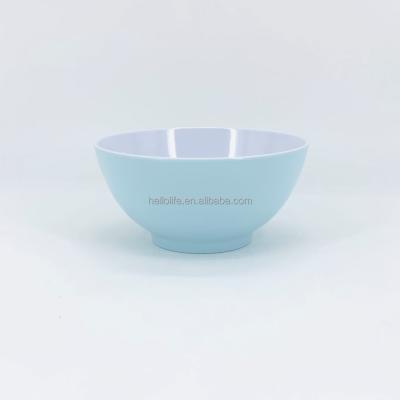 China Wholesale Viable Foundations Melamine Solid Color Bowls For Noodle Dessert Unbreakable Melamine Bowls Sky Blue for sale