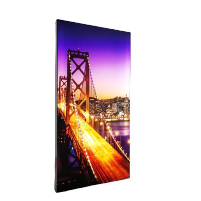 China Shine Grade Backlit LED Photo Display Frame Booth Advertising Light Box With Stand for sale