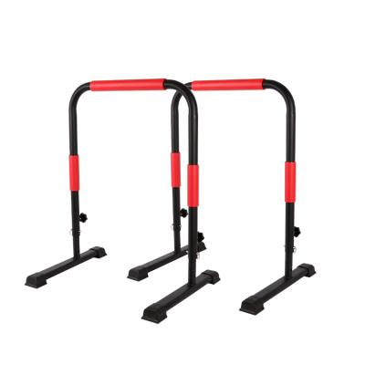 China Durable Waist Fitness Home Gym Adjustable Exercise Bar Rack Bar Pull Up Station Squat Rack Parallel Bars for sale