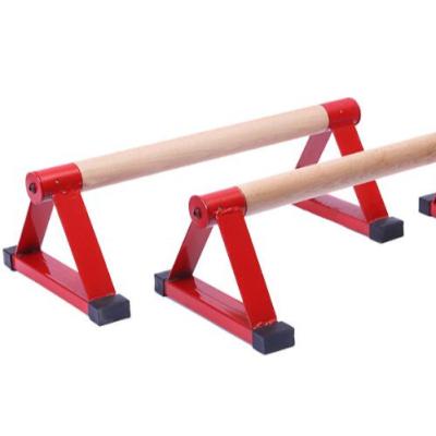 China Durable FengRen Calisthenics Equipment Wooden Parallettes Bar Raise Bar for sale