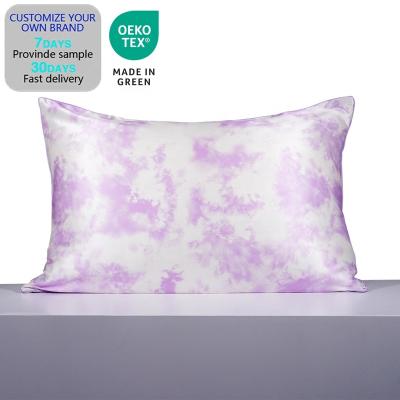 China Factory Wholesale New Product 100% Pure Organic Mulberry Silk Anti-static 6A Bond Dyed Pillowcase Cover Pillowcase Case Pillowcover for sale