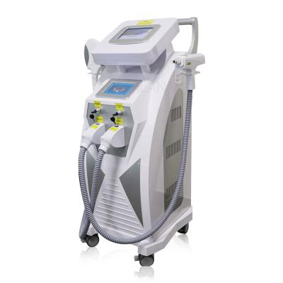 China Dark Circles Yag Laser + Single + E-light Yag Chloasma Lipo Laser Q Switched Machine for sale