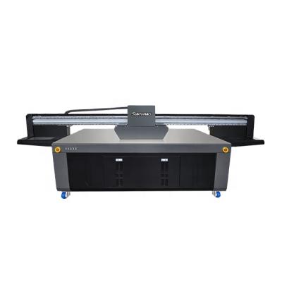 China SG2513 Restaurant Size Working UV Led Flatbed Printer With Ricoh Gen5 Printing On Round Bottle for sale