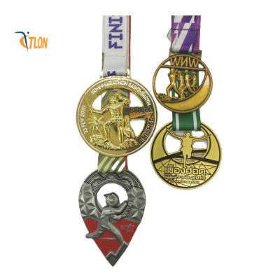 중국 Wholesale Custom Sports Award Medal Metal Engraved Blank Medal 판매용