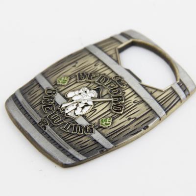 China Cheap Stainless Gold Custom Safety Metal Beer Bottle Opener Universal Topless Can Opener Te koop