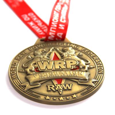 Китай Quality Custom Antique Gold  Sports Award Medal for Federation продается