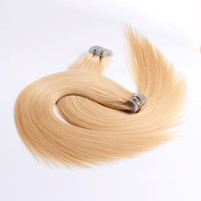 China Wholesale 12A Silky Straight Russian Double Wave Drawn Wave Remy Virgin Hair Extensions Tape In Hair Extensions for sale