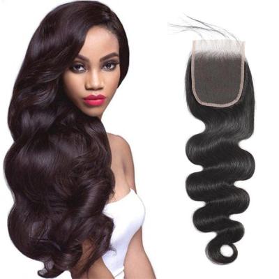 China 1 Piece Dropshipping Good Quality Brazilian Hair 4x4 5x5 6x6 13*4 Silky Straight Wave Thin Transparent Swiss Lace Closure Headband for sale