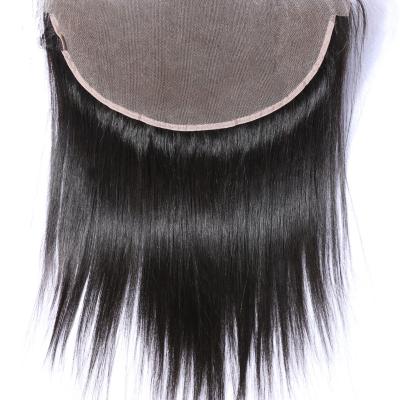 China Silky Straight Wave Virgin Human Hair 13*6 Lace Headbands, Mink Transparent Swiss Lace Frontal for sale