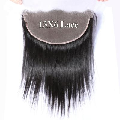 China Silky Straight Wave Pre Plucked Hd Swiss Lace Frontal Vendor Ear To Ear Lace Frontal 13x4 Hd Lace Closure 13X6 Transparent Frontal Headband for sale