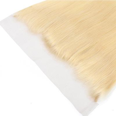 China Silky Straight Wave Transparent HD Lace Frontal Cuticle Lined Virgin Remy Color 13x4 613 Lace Headband Pre Plucked Baby Hair Lace Headband for sale