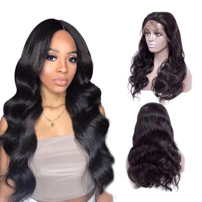 China Wholesale Raw Unprocessed Brazilian Silky Straight Human Hair 100% Sheer Wave 100% Lace Frontal Wigs Pre Plucked Only Knots Silky Hair Wigs for sale