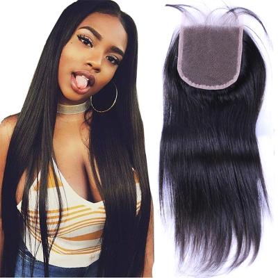 China Free Sample Silky Straight Wave Virgin Hair 6*6 HD Lace Closure Headband With Bundle Grade 10A Natrual Black Straight Body Wave In Stock for sale