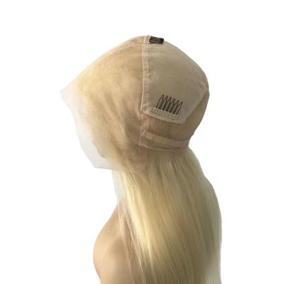 China Straight Kinky Curly Blonde Wig Water Wave Hair Wigs 613 Grade 10A Full Lace Wig Straight Blonde Full Lace Wigs for sale