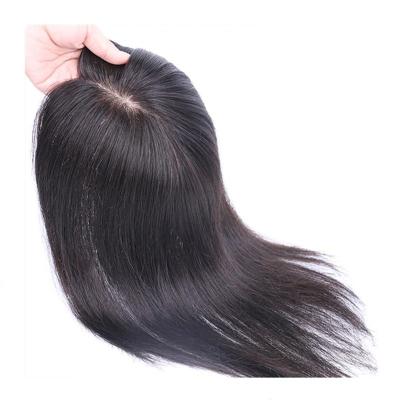 China Wholesale 100% real straight virgin brazilian hair topper fast shipping for women hair hairpieces for sale