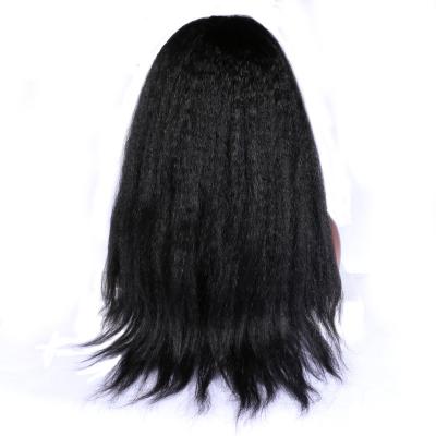 China Free Sample Straight Wigs For Sale Baby Hair Brown Lace Front Lace Wig Medium Hair Online for sale