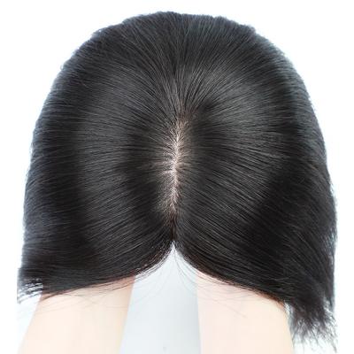 China 100% Real Scalp Base Lace Front Human Hair Wigs Cheap Double Thick Silky Straight Silky Straight Straight Hair Pulled Base Hair Straight Hair Pulled Silk Top Wigs for sale