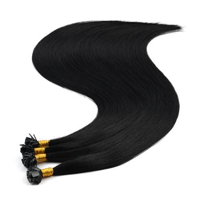 China Wholesale Cheap Silky Straight Hair Extension Flat Wave Tip Keratin Pre Bonded Hair Extensions Flat Tip Hair for sale