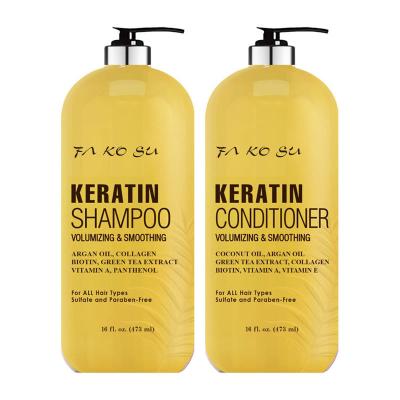 China Nourishing Keratin Shampoo and Conditioner Set for sale