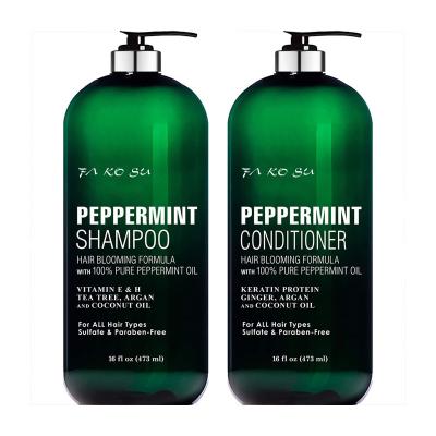 China Nourishing Peppermint Shampoo and Conditioner Set for sale