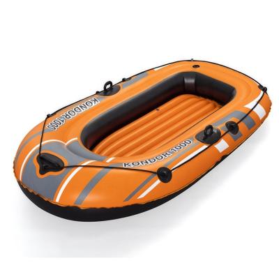 China Warter Sports Factory Wholesale 6ft Durable Inflatable Kayak Drop Stitch Canoe With Paddles for sale