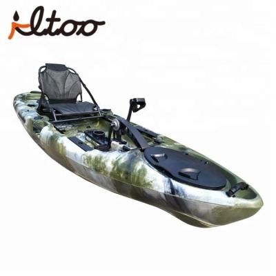 China Fishing Kayak Racing Kayak China Single Seat Sit On Top Cheap Pedal Drive Fishing Kayak for sale