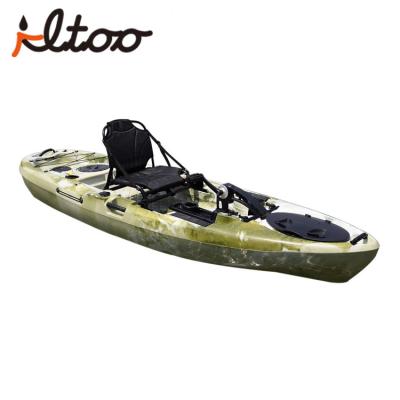 China Fishing Kayak Racing Kayak 10ft Fishing Kayak Pedal Drive With Pedals for sale