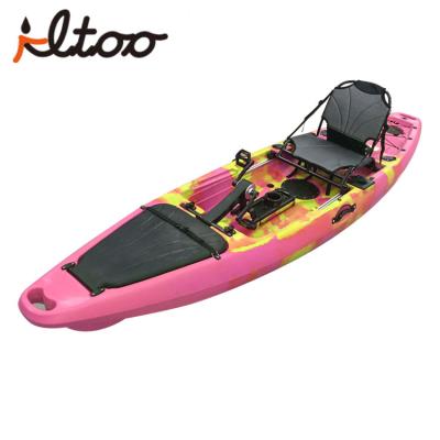 China 12ft Water Sports Or Fishing One Person Foot Pedal Kayak With Rudder System for sale