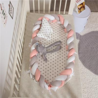 China Eco-Friendly Materials Baby Bed Sides Bumper Baby Bed Nest Co-Sleeping Soft Nursing Lounger for sale