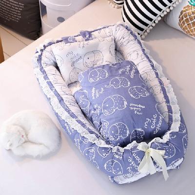 China Factory Wholesale Eco-friendly Materials Baby Nest With Handle Baby Sofa Co-sleep Portable Cuddle Newborn Crib for sale