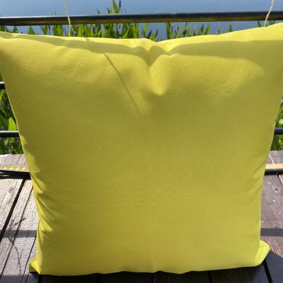 China Anti-static Indoor Outdoor Waterproof Solid Pillow Case Garden Patio Chair Throw Cushion Covers Outdoor Furniture for sale