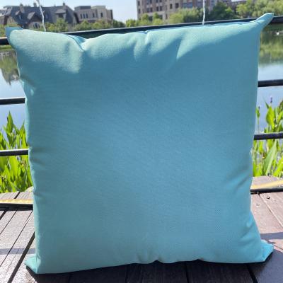 China Anti-Static Waterproof Solid Patio Chair Solid Garden Cover Pillow Indoor Outdoor Cushion Covers Custom Made for sale