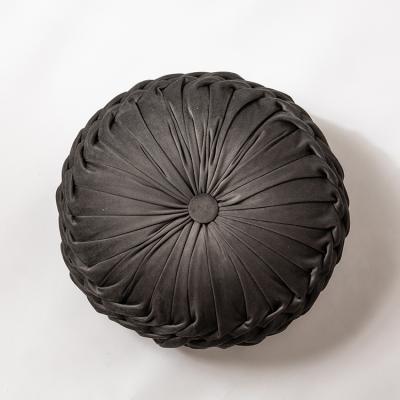 China Anti-Static Round Velvet Pumpkin Floor Cushion Seating For A Round Nook Or Yoga Pillow Throw Reading Cushion for sale