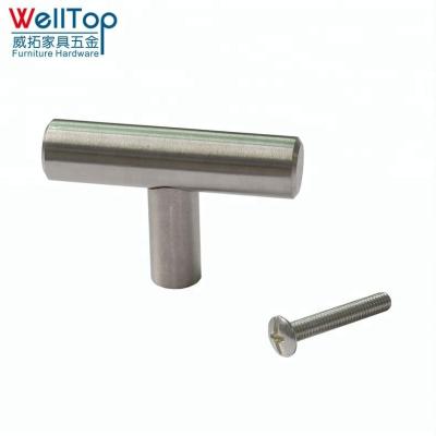 China SS Cabinet Drawer Handle VT-01.056 Modern Brushed Furniture Stainless Steel for sale