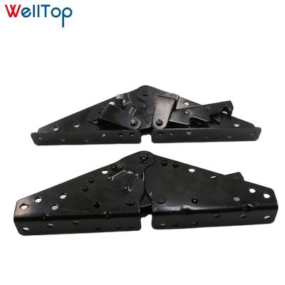 China 3 Positions Adjustable Furniture Hinge Hardware Accessories Folding Sofa Bed Lift Up Hinge Mechanism Support From Sale sf-015 for sale