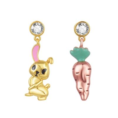 China FASHIONABLE Hot-selling Cartoon Circle Earring Gift Copper Disparity Dangle Earrings Polynesian Earrings for sale