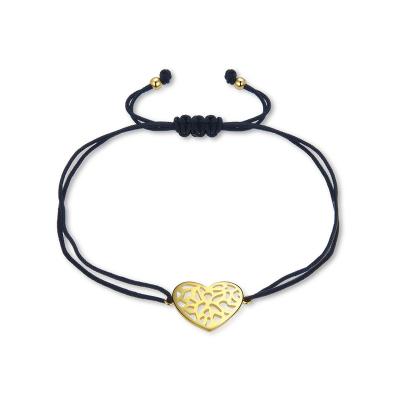 China New Gift Girls 925 Cute Silver Heart Shaped Knot Cute Bracelet Silver Bracelet for sale