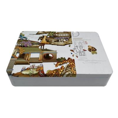 Китай Food Packing Premium Quality Customized Color Food Packing Box Cookie Tin Box Rectangular продается